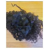 Amznlady Afro Kinky Curly V Part Wig Human Hair Brazilian Virgin Glueless Wig Human Hair for Black Women Upgrade U Part Wigs Kinky Curly Wigs No Leave Out 200percent Density Natural Color 14 Inch - Re