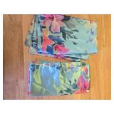 MRandHM Satin Pillowcase for Hair and Skin, Silk Satin Pillowcase 2 Pack, King Size Pillow Cases Set of 2, Silky Pillow Cover with Envelope Closure (20x40, Floral Green) - Retail: $10
