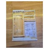 Jewelry Organizer Stand, Jewelry Holder, Lengnoy 4 Tier Earring Holder with 48 Holes and 6 Hooks Necklace Organizer Wood Box for Necklace Bracelet Earring Ring, White - Retail: $9