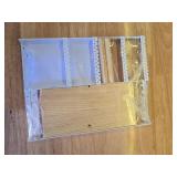 Jewelry Organizer Stand, Jewelry Holder, Lengnoy 4 Tier Earring Holder with 48 Holes and 6 Hooks Necklace Organizer Wood Box for Necklace Bracelet Earring Ring, White - Retail: $9