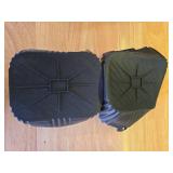 CEGOUT 2PCS Non-Stick Silicone Air Fryer Liners for Ninja DZ201/DZ401 DZ550 8-10 QT, COSORI 2 Basket Air Fryer, Baking Tray, Air Fryer Accessories - Retail: $10