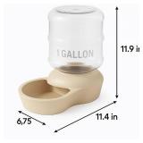 Petmate Aspen Pet Aspen Pet Lebistro Cat and Dog Water Dispenser, Made in USA, 6.75\L x 11.4\inW x 11.9\inH, 1 Gallon