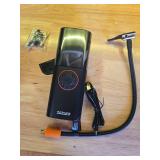 ZGZUXO Tire Inflator Portable Air Compressor, 150PSI Rechargeable Air Pump for Car Tires with Battery, Cordless Tire Pump with Pressure Gauge and LCD Dual Screen, for Cars, Motorcycles, Bikes, Balls -