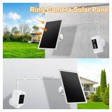 Solar Panel Charger for Ring Camera, Compatible with Ri ng Stick Up Cam Battery, Ring Spotlight Plus/Pro Battery,Waterproof, 5V 6W Fast Charging - Retail: $20