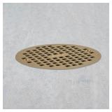 Oatey 3 in. or 4 in. PVC General Purpose Drain with 6 in. BR Grate - Retail: $42