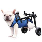 Huimpet Dog Wheelchair for Back Legs, Dog Wheelchair for Small Dog, Adjustable Pets Cart with Wheels, Doggy Wheelchairs for Disabled Hind Legs, Dog Leg Brace and Hip - Retail: $80