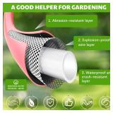 Nuanchu Garden Hose, Flexible Light Weight Non Kinking Water Hose with Grip - Leakproof UV Protection 1/2ftft, Male to Female for Garden Rv Camper Watering Plants (Pink,30 ft) - Retail: $25