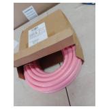 Nuanchu Garden Hose, Flexible Light Weight Non Kinking Water Hose with Grip - Leakproof UV Protection 1/2ftft, Male to Female for Garden Rv Camper Watering Plants (Pink,30 ft) - Retail: $25