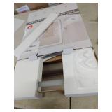 ROLOVE Vanity Mirror with Lights, 12.6\×15\in LED Makeup Mirror, Lighted Makeup Mirror with Lights, Smart Touch Control Dimmable 3 Modes Light, Lighted Up Mirror for Makeup Desk, Gold - Retail: $50in