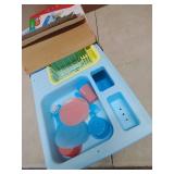 CUTE STONE Color Changing Kitchen Sink Toys, Children Electric Dishwasher Playing Toy with Running Water, Upgraded Faucet, Automatic Water Cycle System Play House Pretend Role Play Toys for Boys Girls