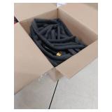 Toolasin Garden Hose 50ft, Non-Expanding, Lightweight, Leak-Proof Metal interface, No-Knots, Portable, Wear-Resistant, Sturdy, Flexible, 3/4GHT, Water Hose for Yard, Garden - Retail: $27