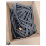 Toolasin Garden Hose 50ft, Non-Expanding, Lightweight, Leak-Proof Metal interface, No-Knots, Portable, Wear-Resistant, Sturdy, Flexible, 3/4GHT, Water Hose for Yard, Garden - Retail: $27