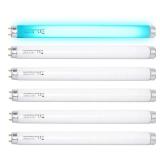 Konideke 6 Pack T8F10W BL 10W Replacement Bulbs T8 10 Watts Fluorescent Tube for 20W Device 13 Inch 365-nm Black Light - Retail: $10