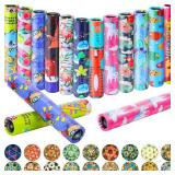 15 Pcs Classic Kaleidoscopes Kids Birthday Party Favor Old Fashioned Vintage Educational Toys Stocking Stuffers Goodie Bag Fillers for Classroom School Return Gifts Carnival Prizes (Cartoon Style) - R
