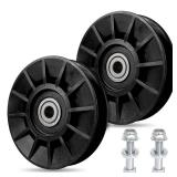 194326 V-Idler Pulley for Craftsman Mower, Drive V-Groove Idler Pulley for Hus qvarna Craftsman AYP YT3000 YET4000 4500 GT6000 YTH21K46 Lawn Mower with 42\ 54\in Deck, Replace 532194326(2 Pack) - Reta