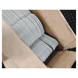 Amazon Basics Slim, Velvet, Non-Slip Suit Clothes Hangers, Gray/Silver - Pack of 30 - Retail: $17