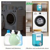 Laundry Detergent Dispenser,1 Gallon Glass Liquid Laundry Detergent Dispenser,for Bleach, Fabric Softener,Laundry Soap Dispenser,for Laundry Room Organization and Storage 128oz - Retail: $26