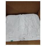 Belizzi Home Ultra Soft 6 Pack Cotton Towel Set, Contains 2 Bath Towels 28x55 inch, 2 Hand Towels 16x24 inch and 2 Wash Coths 12x12 inch, Ideal Everyday use, Compact and Lightweight - White - Retail: 