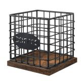 YINMIT K Cup Holder Organizer, Sturdy Coffee Pod Holder Organizer, 35 Kcup Large Capacity Storage Basket for Kitchen Counter and Office Desktop (Square Grid) - Retail: $21