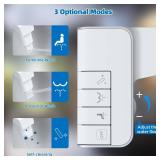 Hibbent Bidet Attachment for Toilet, Non-Electric Dual Nozzle for Frontal and Rear Wash, Adjustable Water Pressure Control, Fresh Water Bidet Toilet Seat, Self Cleaning Water Sprayer, White - Retail: 