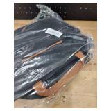 TOURBON Canvas Cycling Bicycle Bike Pannier Rear Seat Bag Rack Trunk (Waterproof, Roll-Up) (Black) - Retail: $90