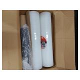 MUNBYN Shrink Wrap, Stretch Wrap with Handles, Stretch Film Roll Industrial Strength, Plastic Wrap for Pallet Wrapping Shipping Moving, 15 Inch x 1000 Ft, 2 Pack, 60 Gauge - Retail: $30