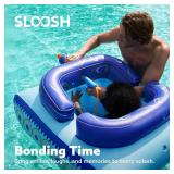 SLOOSH Inflatable Tank Pool Floats Kids, Pool Floaties Swimming Tank with Water Gun, Water Fight Toys, Inflatable Battle Fun for Summer - Retail: $24