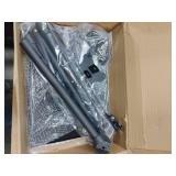 Projector Stand Tripod Adjustable, Laptop Height from 23.5 to 46.5 inches with Gooseneck Phone Holder, Floor for Office, Home, Stage, Studio, DJ Racks Holder Mount, 23.5inch-46.5inch - Retail: $35