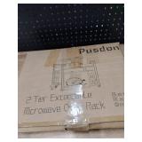 Pusdon 2-Tier Extendable Microwave Oven Rack - Retail: $25