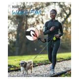 Lesotc Dog Water Bottle, Portable Water Dispenser with Bowl, Leak Proof Pet Travel Squeeze Bottle, Puppy Essentials Dog Stuff Accessories for Outdoor Walking, Hiking, Camping - Retail: $15