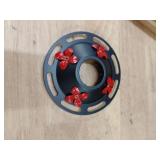 Hummingbird Feeder Bottom Base Replacement Part - ONLY Metal Cover - No Nectar Basin - Compatible with Handmade Blown Glass Bottle Base - Retail: $10