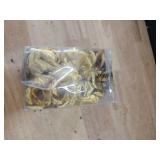 HAPY SHOP  Gold Rose Artificial Flowers Bulk, 2.4 Inch Fake Silk Roses Head Gold Artificial Flowers for Home Wedding Party Decorations DIY Bouquet - Retail: $7