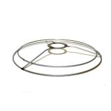 I Like That Lamp Wire Lamp Shade Rings with European Fitter (14 Diameter), Includes 2 Galvanized Steel Silver Drum Rings, Make DIY Table/Floor/Pendant Lamps, Compatible with most IKEA and Target Lam