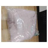 Exclusivo Mezcla Plush Fuzzy Fleece Throw Blanket, Super Soft, Fluffy and Warm Blankets for Couch, Bed, All Season Use (40x50 Inches, Dusty Pink) - Retail: $10