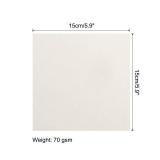 MECCANIXITY 100 Sheets Origami Paper Double Sided White 6x6 Inch Square Sheet for Art Craft Project, Beginners, Gifts Decor - Retail: $9