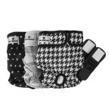 Pet Parents® Washable Dog Diapers (3pack) + Extendrs® of Durable Doggie Diapers, Premium Dog Diapers Female (Large, Luxe) - Retail: $30