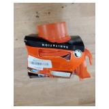 Camco RhinoFlex Clear RV Sewer Hose Elbow with 4-in-1 Adapter - Features a 360-Degree Fitting Rotation and Built-in Gasket for Odor-Tight Protection - Fits 4 Sizes of Dump Station Inlets (39736) - Ret