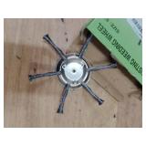 BACFEILIN Steel Wire Grass Trimmer Head, 2025 New String Trimmer Replacement Head,6 Inch Wired Trimmer Blade,Metal Weed Eater Blade,for Lawn Mower Tray (1,6 Blade)