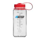 Nalgene Sustain Tritan BPA-Free Water Bottle Made with Material Derived from 50percent Plastic Waste (Using ISCC Certified Mass Balance), 16 OZ, Wide Mouth, Clear - Retail: $15