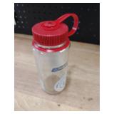 Nalgene Sustain Tritan BPA-Free Water Bottle Made with Material Derived from 50percent Plastic Waste (Using ISCC Certified Mass Balance), 16 OZ, Wide Mouth, Clear - Retail: $15
