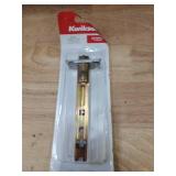 Kwikset Security, 83014-015, 5 Inch Deadbolt Door Latch, For Doors With 5 Inch Backset, Polished Brass - Retail: $14