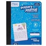 Mead Primary Journal, Half Page Ruled, Grades K-2, 7 1/2\ x 9-3/4\in, 100 Sheets, Color Will Vary (10297) purple - Retail: $4in