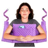 Zomaple Post Mastectomy Pillow, Lavender  Gentle Chest Protection for Sleep and Car Rides  Reduces Underarm Pressure, Cushions Everyday Bumps and Helps You Relax  Pillow for Mastectomy Recovery 