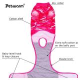 PetWarm Dog Surgical Suit, Anti-Licking Pet Surgical Recovery Onesies Suit Surgery Suit for Dogs, Professional Pet Recovery Shirt Dog Abdominal Wounds Bandages, Camouflage Pattern, Pink, 2XL - Retail: