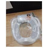Jool Baby Potty Training Seat for Boys and Girls With Handles, Fits Round and Oval Toilets, Non-Slip with Splash Guard, Includes Free Storage Hook (Gray) - Retail: $23