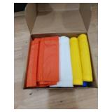 Colarr 12 Pcs Solid Golf Flag Target Flag with Tube Inserted Waterproof Putting Green Flags 420D Nylon Mini Pin Flags 8\ l x 6\in H for Yard Garden Backyard Outdoor Halloween Christmas Gift Kids - Ret