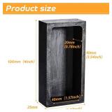 2 Pieces Graphite Ingot Mould Crucible Mould for Casting Gold Silver Metal Aluminum Copper Brass Melting Refining(4 x 2 x 1 Inch) - Retail: $17