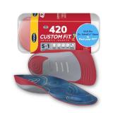 Dr. Scholls Custom Fit Orthotics 3/4 Length Arch Support Shoe Inserts - Plantar Fasciitis Relief Insoles for Men and Women, Immediate All-Day Total Lower Body Pain Relief, FSA HSA Eligible, CF420 - 