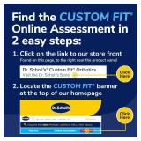Dr. Scholls Custom Fit Orthotics 3/4 Length Arch Support Shoe Inserts - Plantar Fasciitis Relief Insoles for Men and Women, Immediate All-Day Total Lower Body Pain Relief, FSA HSA Eligible, CF420 - 