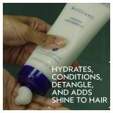 Aveda Brilliant Conditioner | Hydrating, Detangling, Smoothing Conditioner | Adds Shine | with Jojoba and Babassu Oils | for All Hair Types, 6.7 Fl Oz - Retail: $36